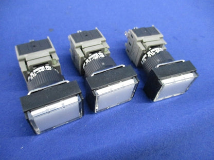 φ16照光押しボタンスイッチ(3個入) AH165-TL5W11E3