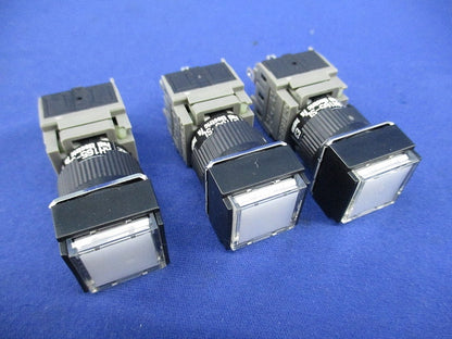 照光押しボタンスイッチ(3個入) AH165-SL