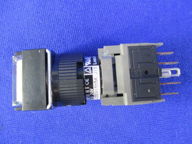 φ16照光押しボタンスイッチ(6個入)(乳白) AH165-SLW11E3