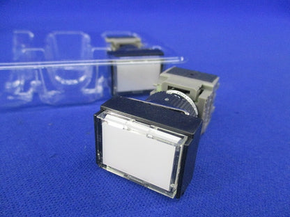 照光押しボタンスイッチ(２個入)(ホワイト) AH165-TL