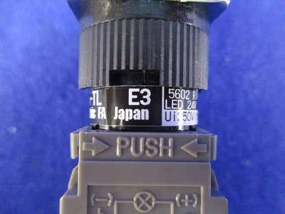 照光押しボタンスイッチ(２個入)(ホワイト) AH165-TL