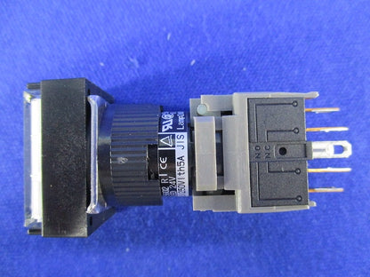 照光押しボタンスイッチ(２個入)(ホワイト) AH165-TL