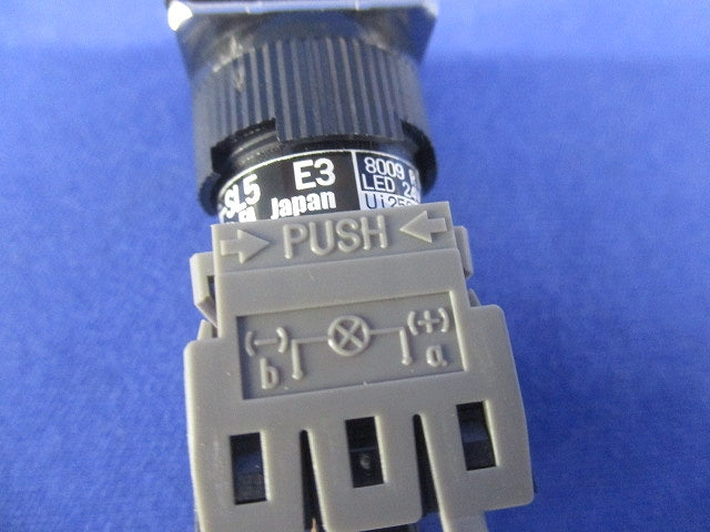 φ16角形照光押しボタンスイッチ(4個入)(乳白) AH165-SL5W11E3