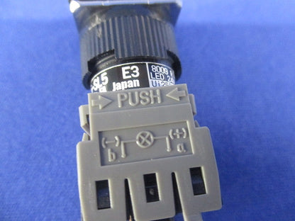 φ16角形照光押しボタンスイッチ(4個入)(乳白) AH165-SL5W11E3