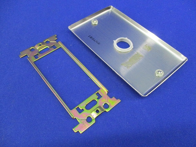 ステンレス大穴電話線プレート(4枚入)National WN7661