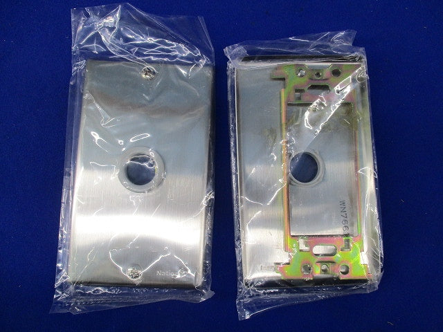 ステンレス大穴電話線プレート(4枚入)National WN7661