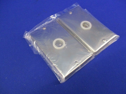 ステンレス大穴電話線プレート(4枚入)National WN7661