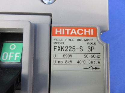 ヒューズフリーブレーカ3P150A FXK225-S