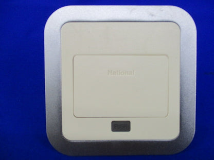 F型アップコン角型(モジュラジャック6極4心)(アイボリー)(汚れ有)National DU2303W