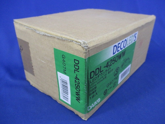 LEDダウンライト(昼白色)新品未開封 DDL-4250WW
