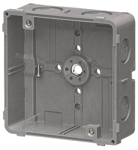 埋込四角アウトレットBOX 中薄型 グレー 20個入 CDO-4AS-20