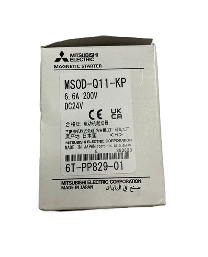 電磁開閉器 6.5A200A DC24V MSOD-Q11-KP