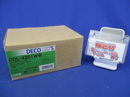 LEDダウンライト 埋込穴□100(昼白色)(新品未開梱) DDL-4351WW