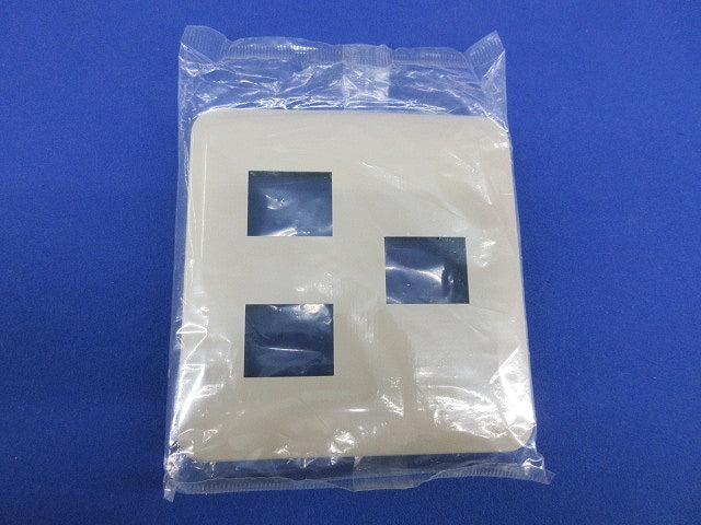 コンセントプレート3コ用(10枚入)(利休色) National WTF7073