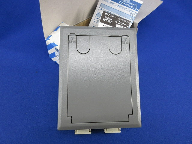 インナーコンセント・ミニダブル(樹脂製) CAT5E×2 NR331937