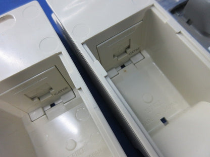 インナーコンセント・ミニダブル(アルミ製) CAT5E×2 NR331917