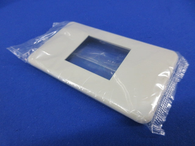 モダン角型埋込コンセントプレート(13枚入)(ミルキーホワイト) WN6021