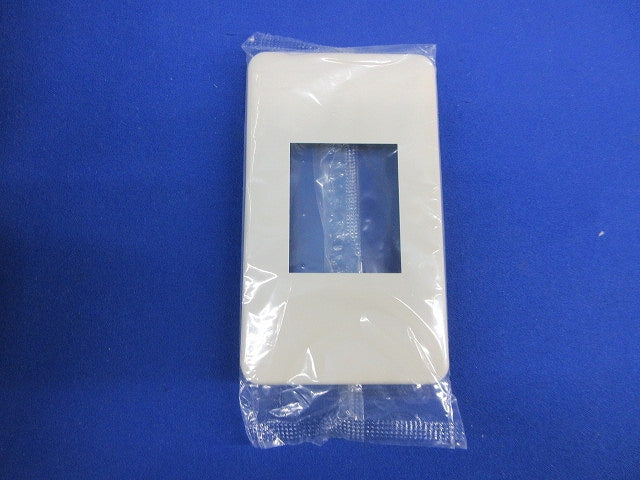 モダン角型埋込コンセントプレート(13枚入)(ミルキーホワイト) WN6021