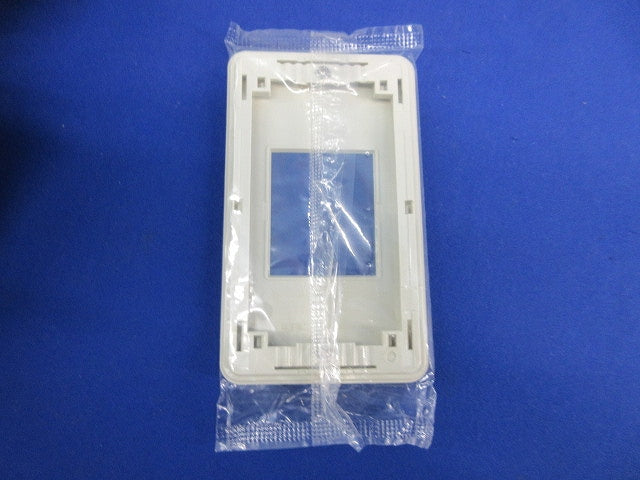 モダン角型埋込コンセントプレート(13枚入)(ミルキーホワイト) WN6021