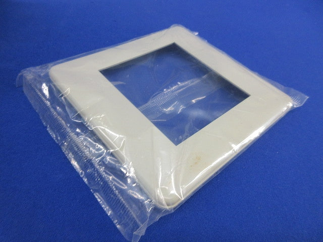 2連接穴モダンプレート(12枚入)(ミルキーホワイト) National WN8400