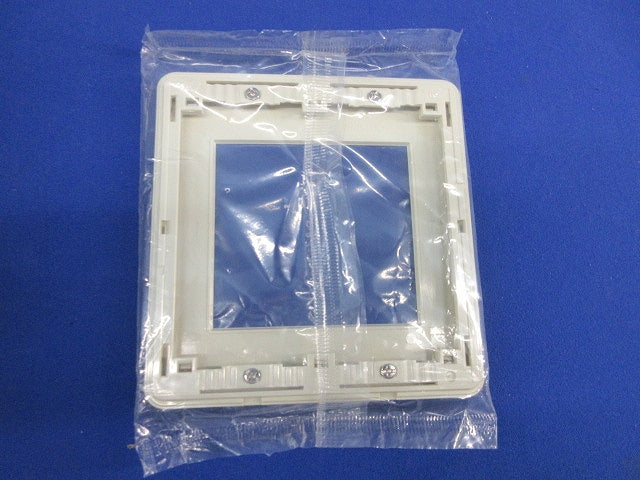 2連接穴モダンプレート(12枚入)(ミルキーホワイト) National WN8400