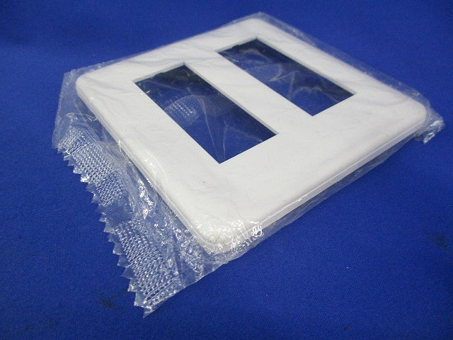 コンセントプレート2連用6個口(12枚入)(ピュアホワイト) WJE-33