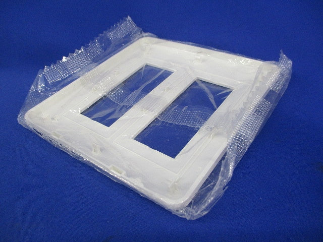 コンセントプレート2連用6個口(12枚入)(ピュアホワイト) WJE-33