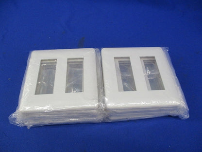 コンセントプレート2連用6個口(12枚入)(ピュアホワイト) WJE-33