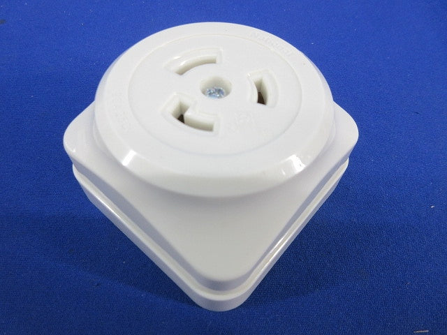 接地2P20A引掛露出コンセント(2個入)(ミルキーホワイト) National WK2520