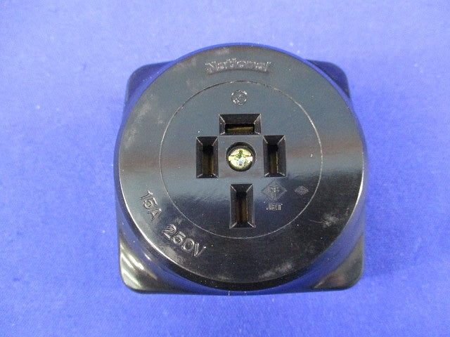 角型コンセント(5個入)(キズ・汚れ有)National WK1415