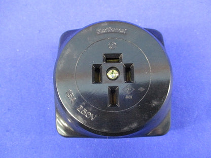 角型コンセント(5個入)(キズ・汚れ有)National WK1415