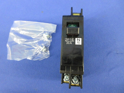 分電盤用コンパクトツイン オートブレーカ2P1E30A F52CN