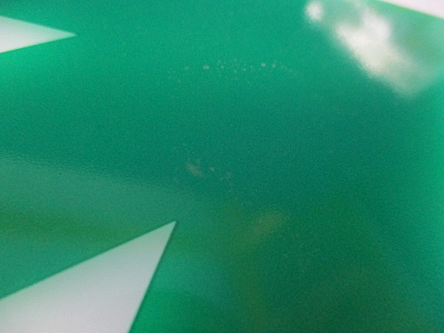 避難口誘導灯表示板(表示板のみ)(キズ・汚れ有) FK20017