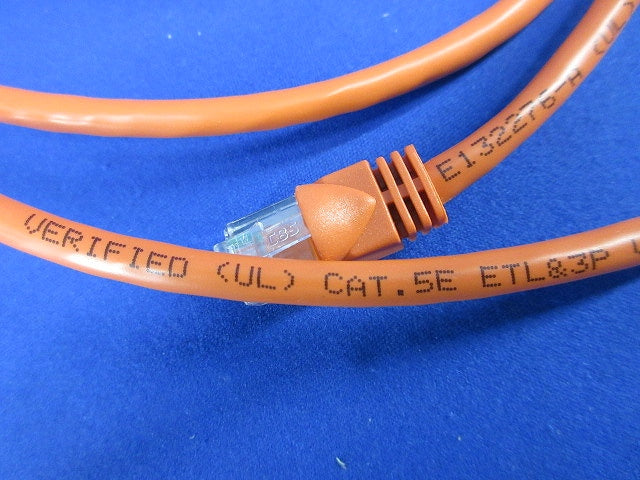 LANケーブルCAT5モジュラー付(2ｍ)2個入 E132276-A