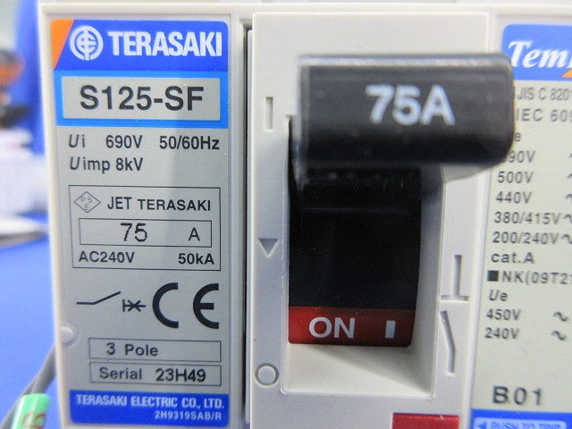 漏電遮断器3P3E75A S125-SF
