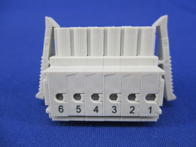 6極端子ブロック(2個入) 721-2106/037-000EBR1