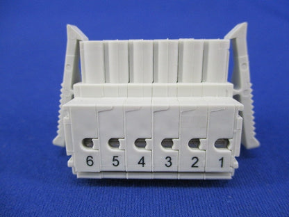 6極端子ブロック(2個入) 721-2106/037-000EBR1