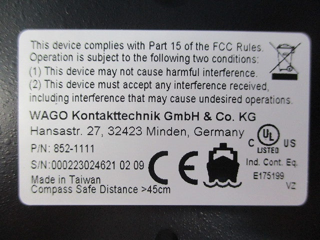 産業用ECOスイッチ(5ポート,1000Base-T) 852-1111