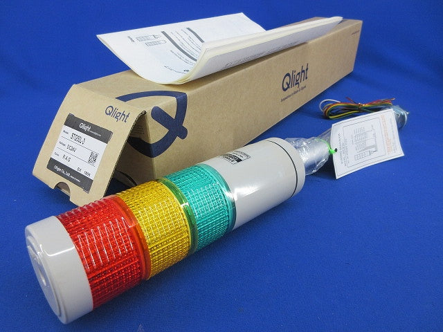 LED点滅型タワーランプ 積層信号灯 DC24V RAG STG50L-3