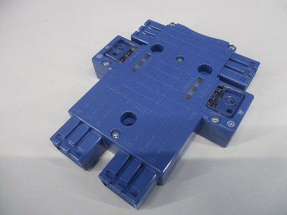ハーネス用ジョイントボックス 4分岐 送り付 結線完了表示付 20A 125V ブルー MJ2496
