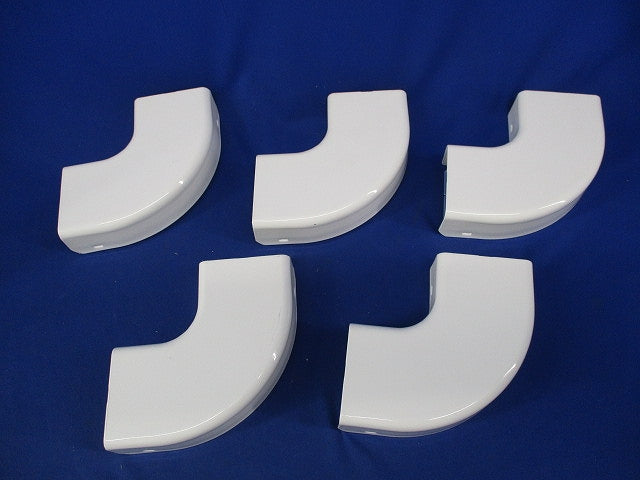 メタルモール用付属品フラットエルボC型(5個入)キズ・汚れ有 DZC320W