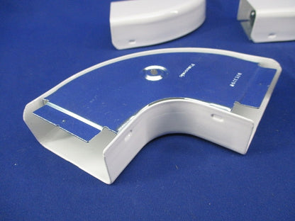 メタルモール用付属品フラットエルボC型(5個入)キズ・汚れ有 DZC320W