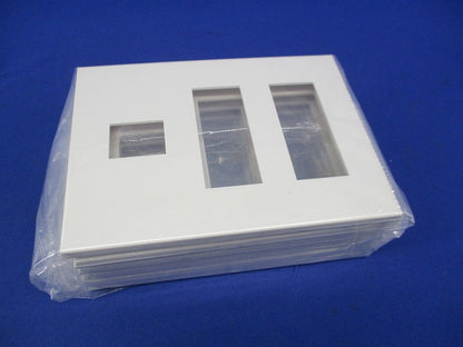 コンセントプレート(6個入)ピュアホワイト QWD-133