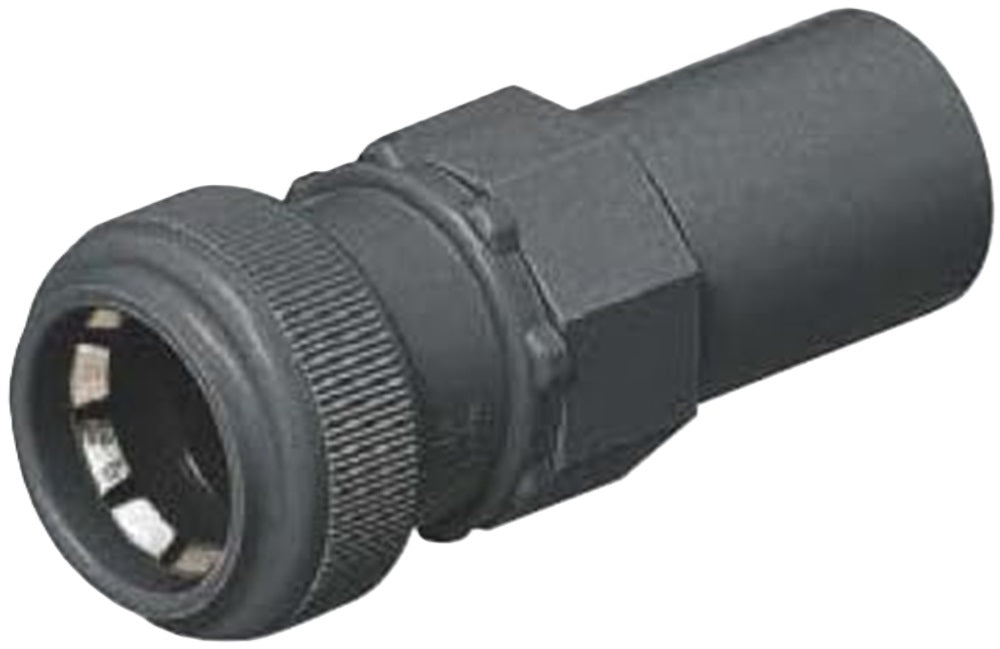 コンビネーションカップリング PF管16⇔VE管16 黒 ワンタッチ型 10個入 FPVE-16YK-10