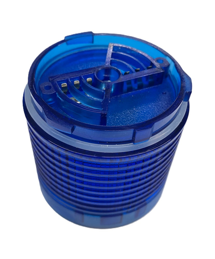 O50mm ポールマウント型 LED 点灯/点滅タワーライ 青 MODULE-QG50L-B-24