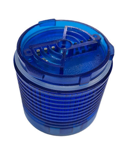 O50mm ポールマウント型 LED 点灯/点滅タワーライ 青 MODULE-QG50L-B-24