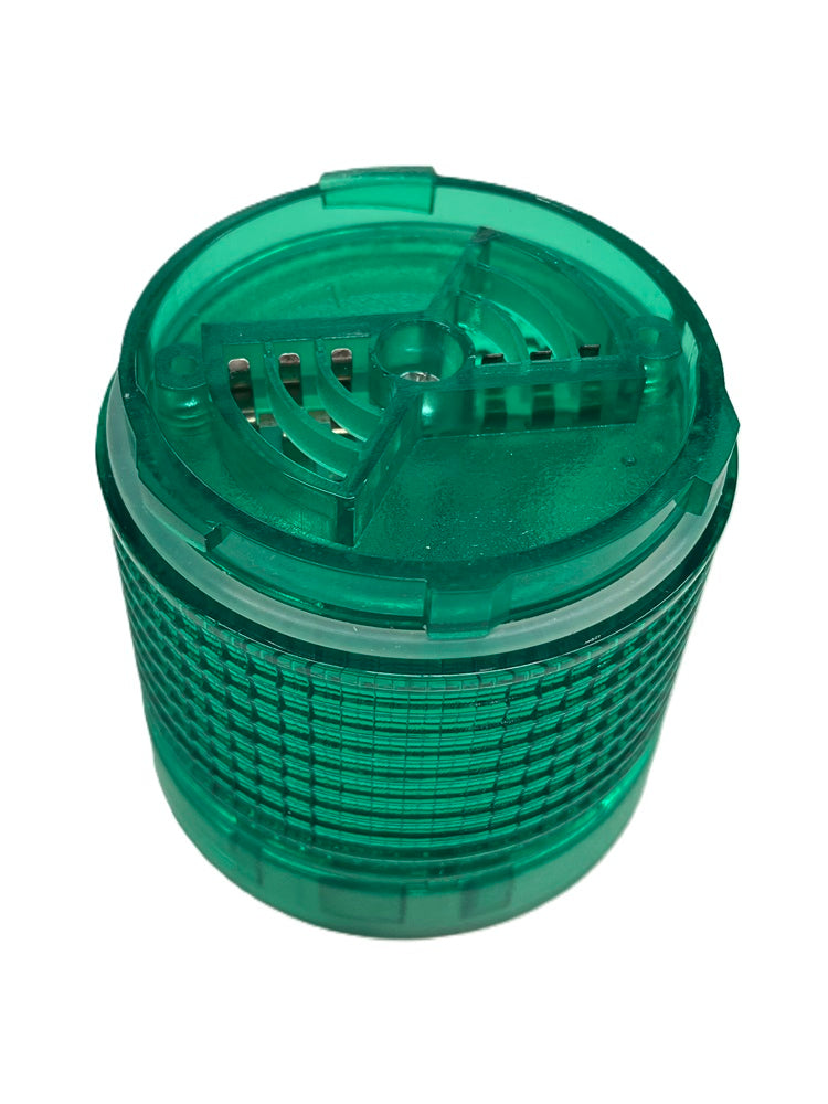 O50mm ポールマウント型 LED 点灯/点滅タワーライ 緑 MODULE-QG50L-G-24