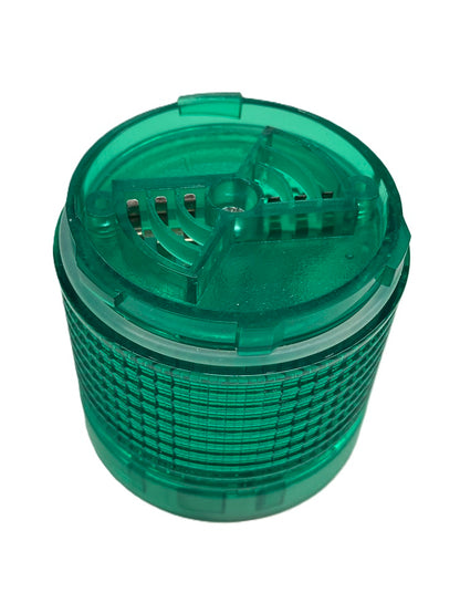 O50mm ポールマウント型 LED 点灯/点滅タワーライ 緑 MODULE-QG50L-G-24