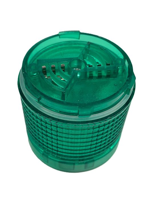 O50mm ポールマウント型 LED 点灯/点滅タワーライ 緑 MODULE-QG50L-G-24