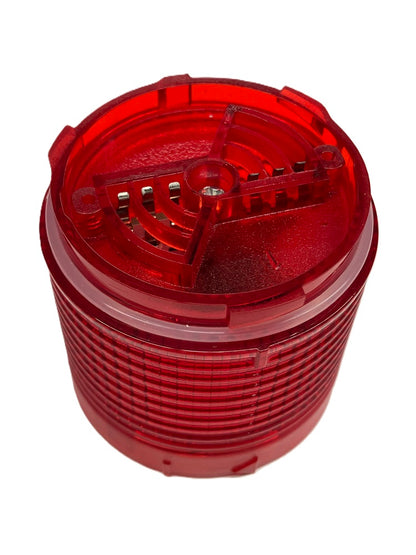 O50mm ポールマウント型 LED 点灯/点滅タワーライ 赤 MODULE-QG50L-R-24